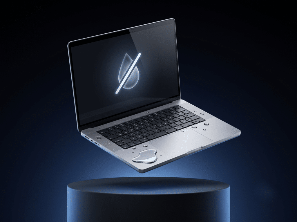 Laptop con derrame de líquido en el teclado, reparación por daño de líquido en Huamachuco