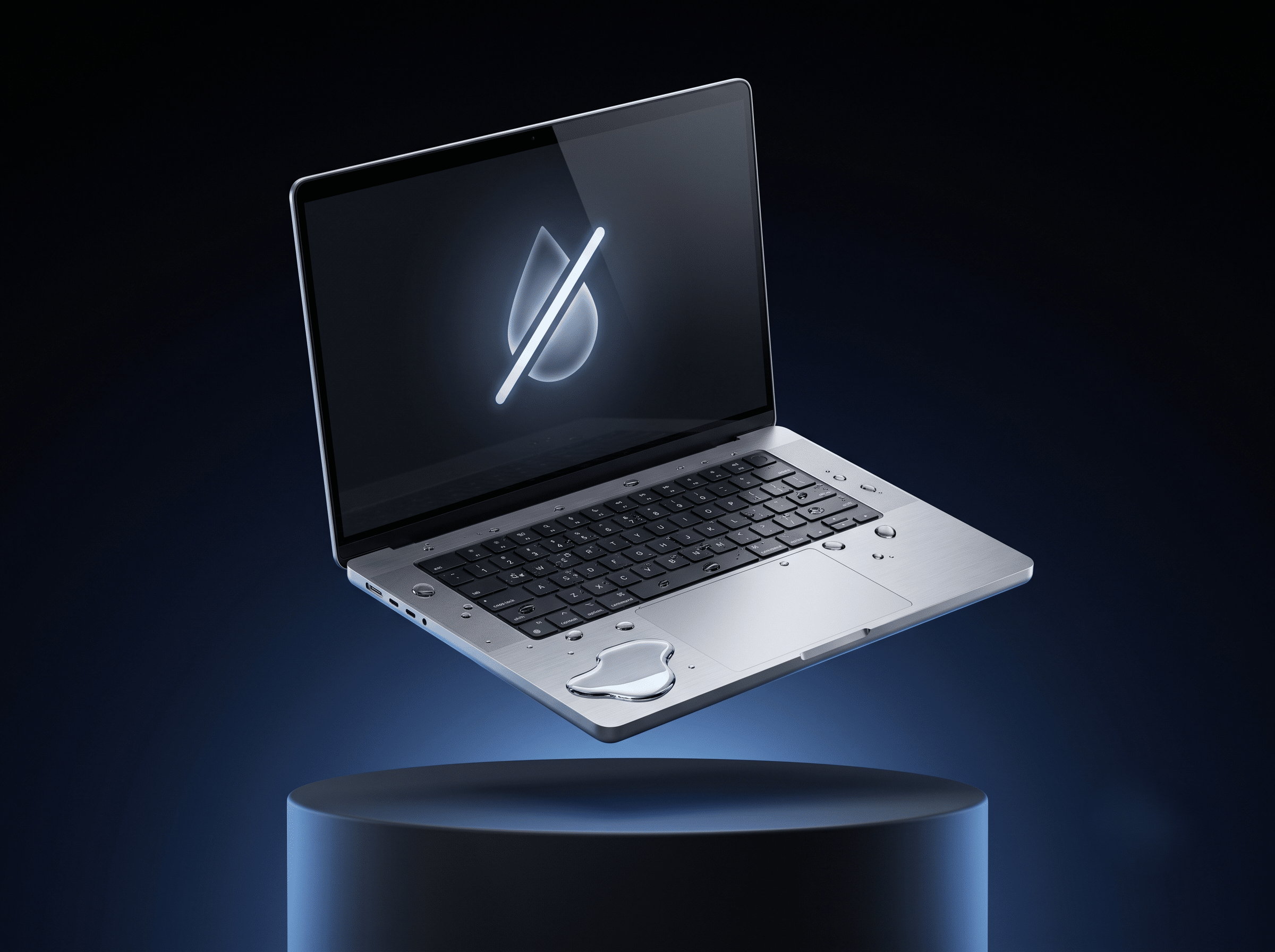 Laptop con derrame de líquido en el teclado, reparación por daño de líquido en Huamachuco